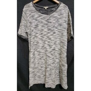 Kori America Women Gray Casual Sweater Dress Cuff Sleeve Pockets Lounge NWT SZ L